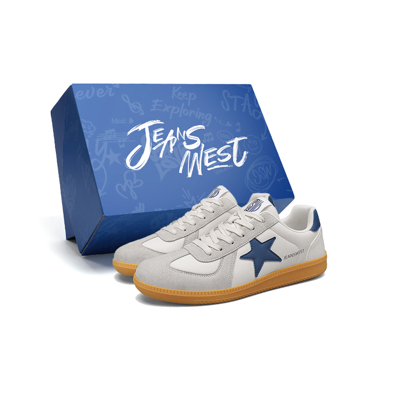 JEANSWEST Звездные светящиеся противоскользящие скейтерские кеды унисекс бело-голубые, цвет White Blue
JEANSWEST Звездные светящиеся противоскользящие скейтерские кеды унисекс бело-голубые, цвет White Blue