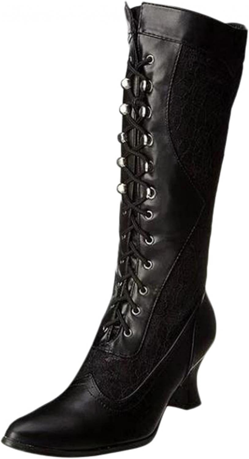 Женские винтажные кружевные боевые ботинки Hbeylia, ретро-готика, шнуровка, зауженный носок, массивный каблук, черный
Женские винтажные кружевные боевые ботинки Hbeylia, ретро-готика, шнуровка, зауженный носок, массивный каблук, черный