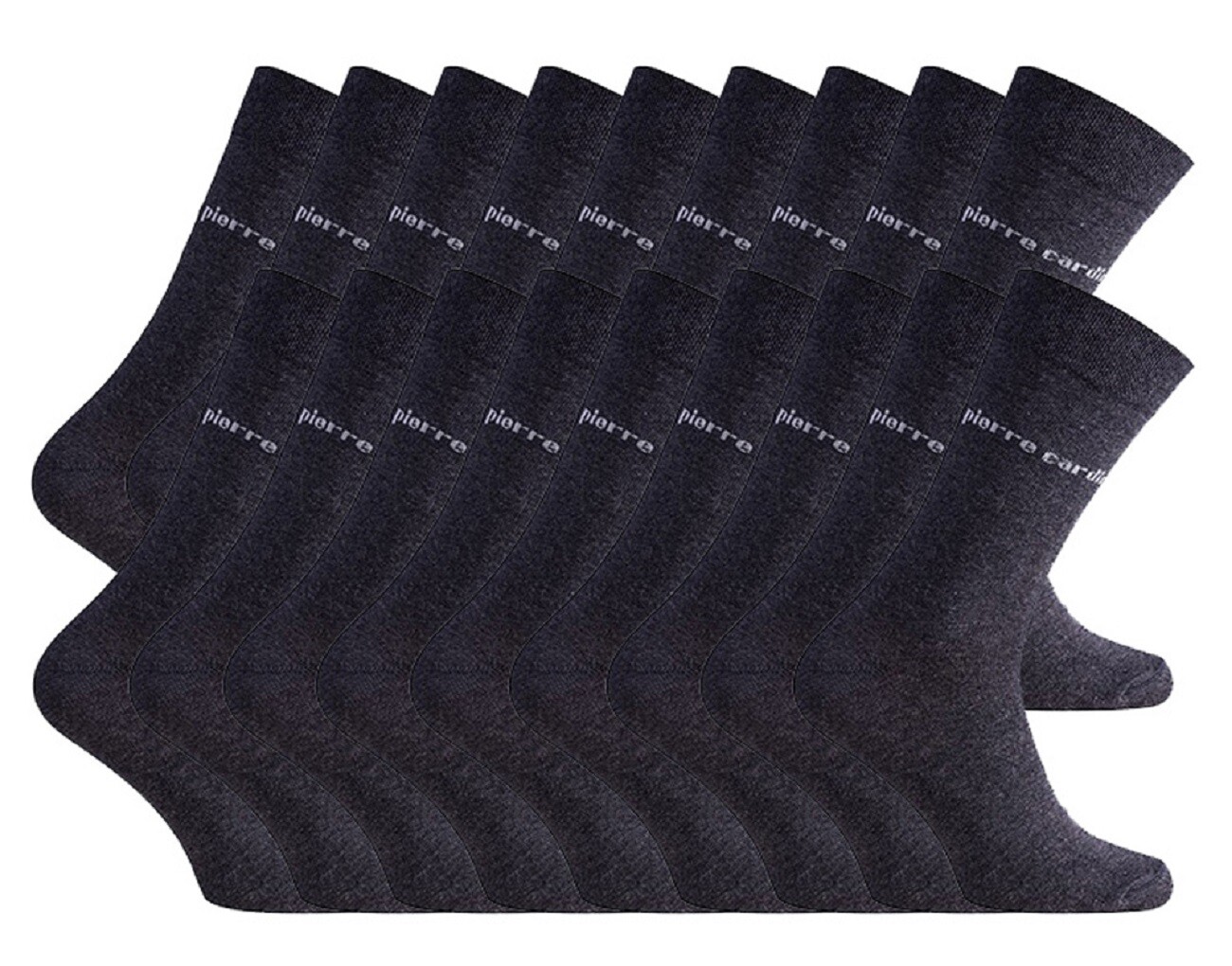 Деловые носки 18 пар антрацитового цвета Pierre Cardin, серый
Деловые носки 18 пар антрацитового цвета Pierre Cardin, серый