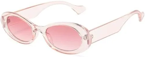 Популярные модные маленькие овальные солнцезащитные очки для женщин, винтажные очки для мужчин, трендовые солнцезащитные очки UV400 MTZJH, Transparent Pink
Популярные модные маленькие овальные солнцезащитные очки для женщин, винтажные очки для мужчин, трендовые солнцезащитные очки UV400 MTZJH, Transparent Pink