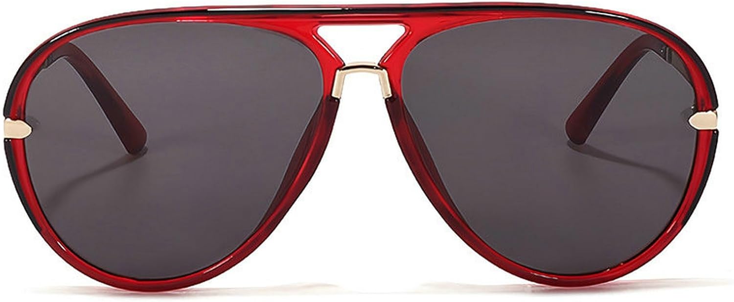COTIA 2025 Модные ретро-солнцезащитные очки-пилот для женщин и мужчин, квадратная форма, двойная перемычка, стильные солнцезащитные очки для активного отдыха и путешествий, Red
COTIA 2025 Модные ретро-солнцезащитные очки-пилот для женщин и мужчин, квадратная форма, двойная перемычка, стильные солнцезащитные очки для активного отдыха и путешествий, Red