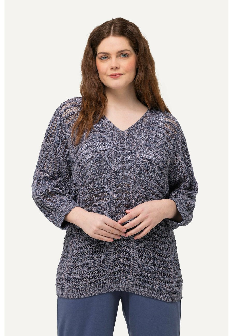 Джемпер Ulla Popken OPENWORK 3/4 SLEEVE, Ink Blue/Dark Blue
Джемпер Ulla Popken OPENWORK 3/4 SLEEVE, Ink Blue/Dark Blue