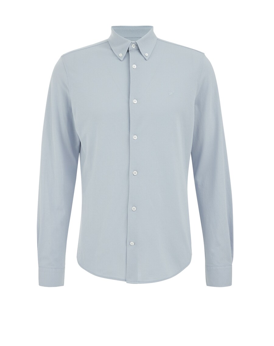 Приталенная рубашка на пуговицах WE Fashion, светло-синий
Приталенная рубашка на пуговицах WE Fashion, светло-синий