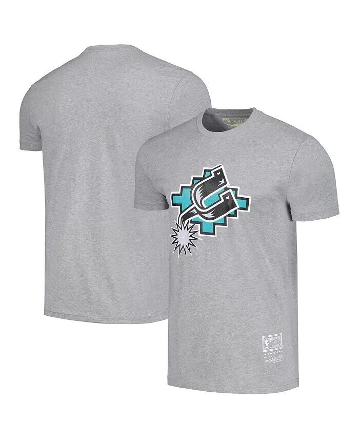 Футболка мужская и женская Heather Gray San Antonio Spurs Hardwood Classics MVP Throwback с логотипом Mitchell & Ness
Футболка мужская и женская Heather Gray San Antonio Spurs Hardwood Classics MVP Throwback с логотипом Mitchell & Ness