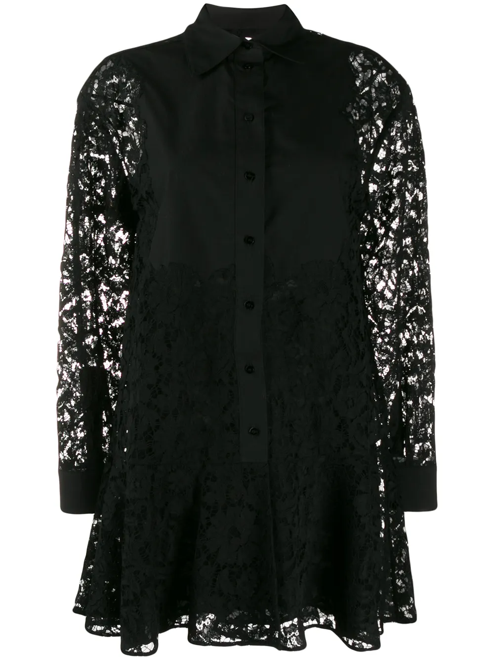 Короткое кружевное платье на пуговицах VALENTINO GARAVANI, черный
Короткое кружевное платье на пуговицах VALENTINO GARAVANI, черный