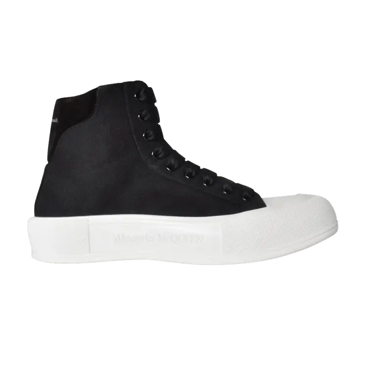 Кроссовки Alexander McQueen Deck Plimsoll High 'Black White', черный
Кроссовки Alexander McQueen Deck Plimsoll High 'Black White', черный