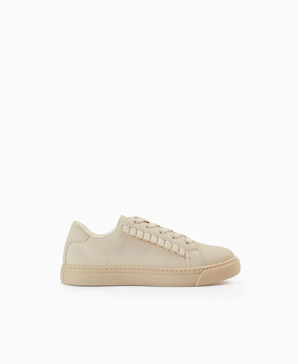 Коричневые девичьи низкие кеды на шнуровке Zippy, бежевый
Коричневые девичьи низкие кеды на шнуровке Zippy, бежевый