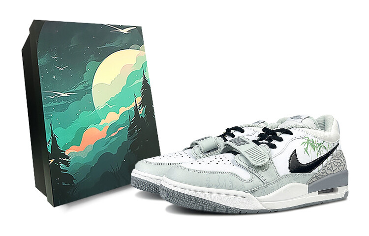 Кроссовки Jordan Legacy 312 Skateboarding Shoes Men Low-top Grey/green, белый 
Кроссовки Jordan Legacy 312 Skateboarding Shoes Men Low-top Grey/green, белый