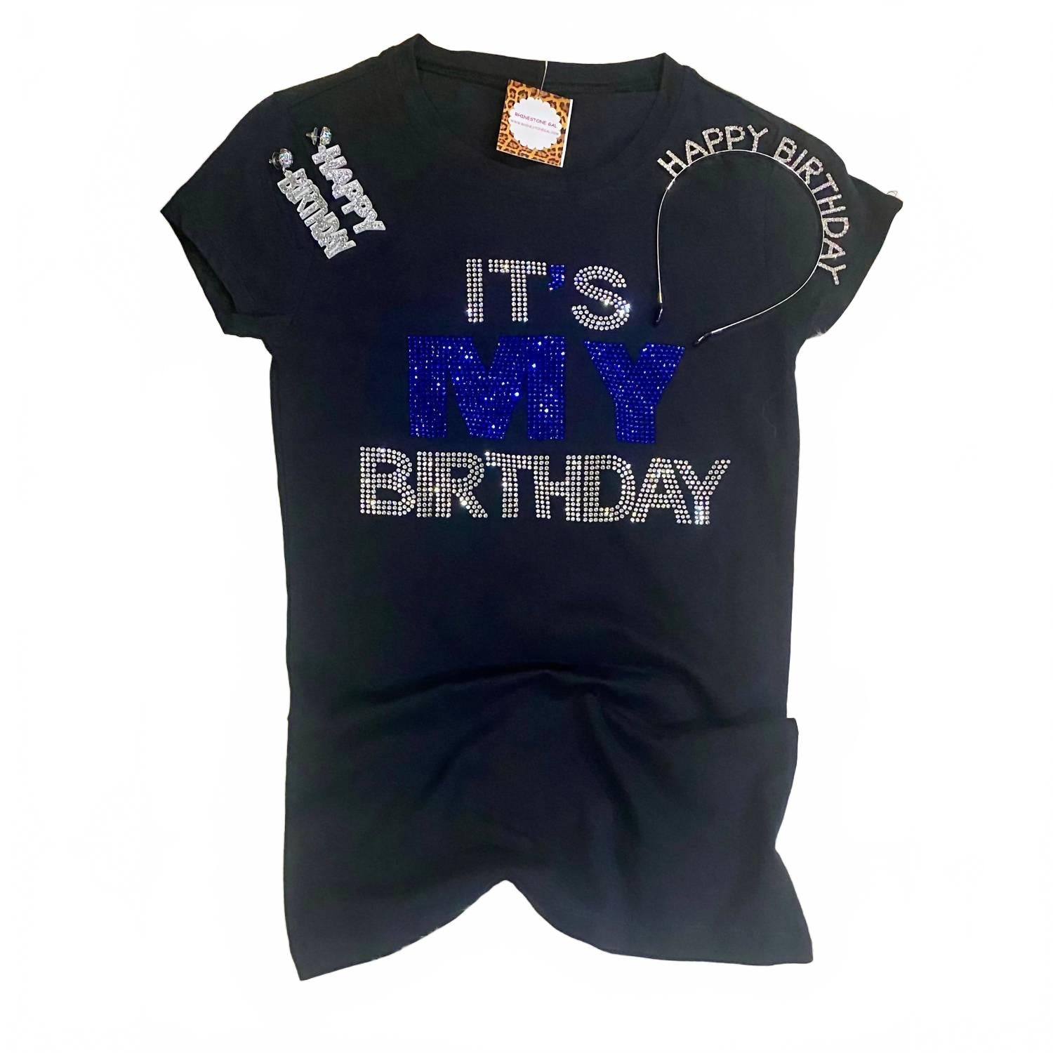 Женский топ It's My Birthday со стразами, черный La Hot, черный
Женский топ It's My Birthday со стразами, черный La Hot, черный