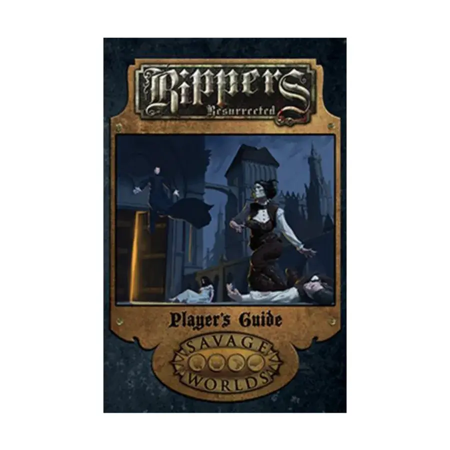 Rippers Resurrected - Player's Guide, Savage Worlds (Pinnacle/Great White Games), мягкая обложка
Rippers Resurrected - Player's Guide, Savage Worlds (Pinnacle/Great White Games), мягкая обложка