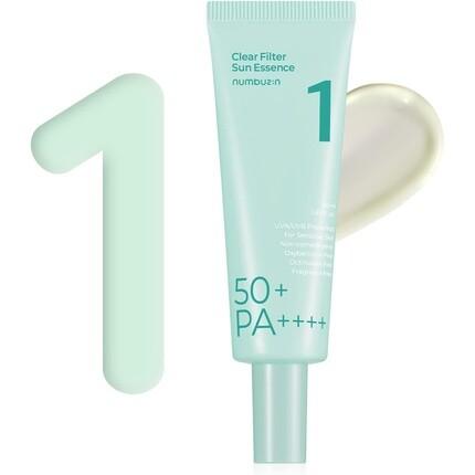 Numbuzin No.1 Clear Filter Sun Essence Увлажняющий увлажняющий охлаждающий легкий финиш 1,69 жидких унций
Numbuzin No.1 Clear Filter Sun Essence Увлажняющий увлажняющий охлаждающий легкий финиш 1,69 жидких унций