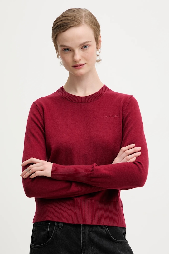 Свитер из смесовой шерсти Guess Jeans, бордовый
Свитер из смесовой шерсти Guess Jeans, бордовый