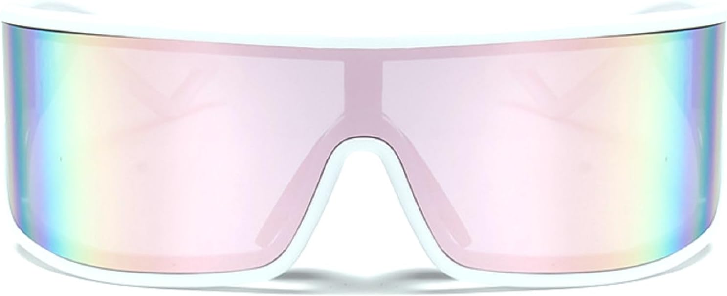 Модные солнцезащитные очки большого размера для женщин и мужчин, большие, стильные солнцезащитные очки с обтекаемой формой, цельные, с отражающими линзами, размер N45 mincl, Pink
Модные солнцезащитные очки большого размера для женщин и мужчин, большие, стильные солнцезащитные очки с обтекаемой формой, цельные, с отражающими линзами, размер N45 mincl, Pink