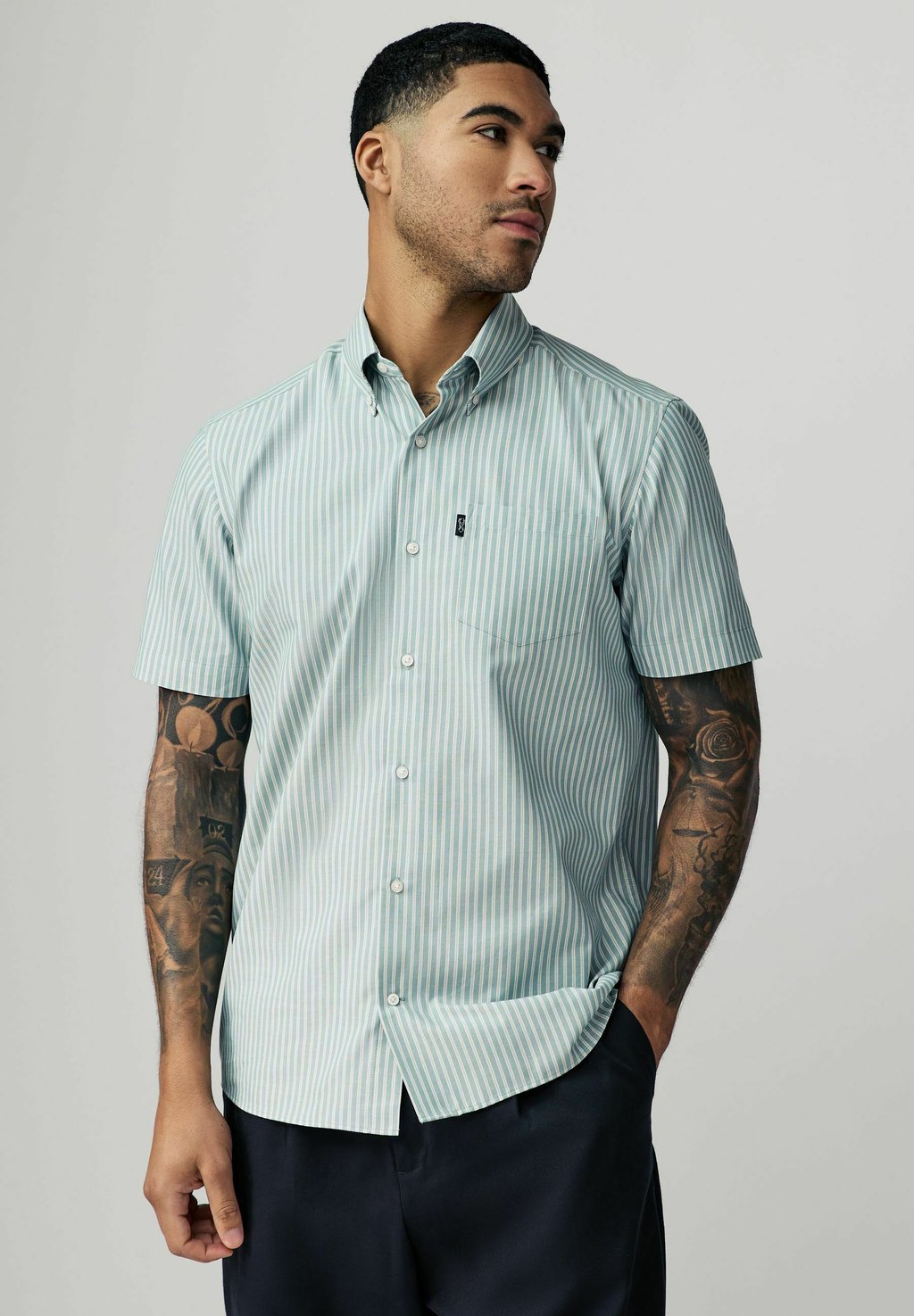 Рубашка REGULAR FIT - EASY IRON OXFORD 3 PACK Next, зеленый 
Рубашка REGULAR FIT - EASY IRON OXFORD 3 PACK Next, зеленый