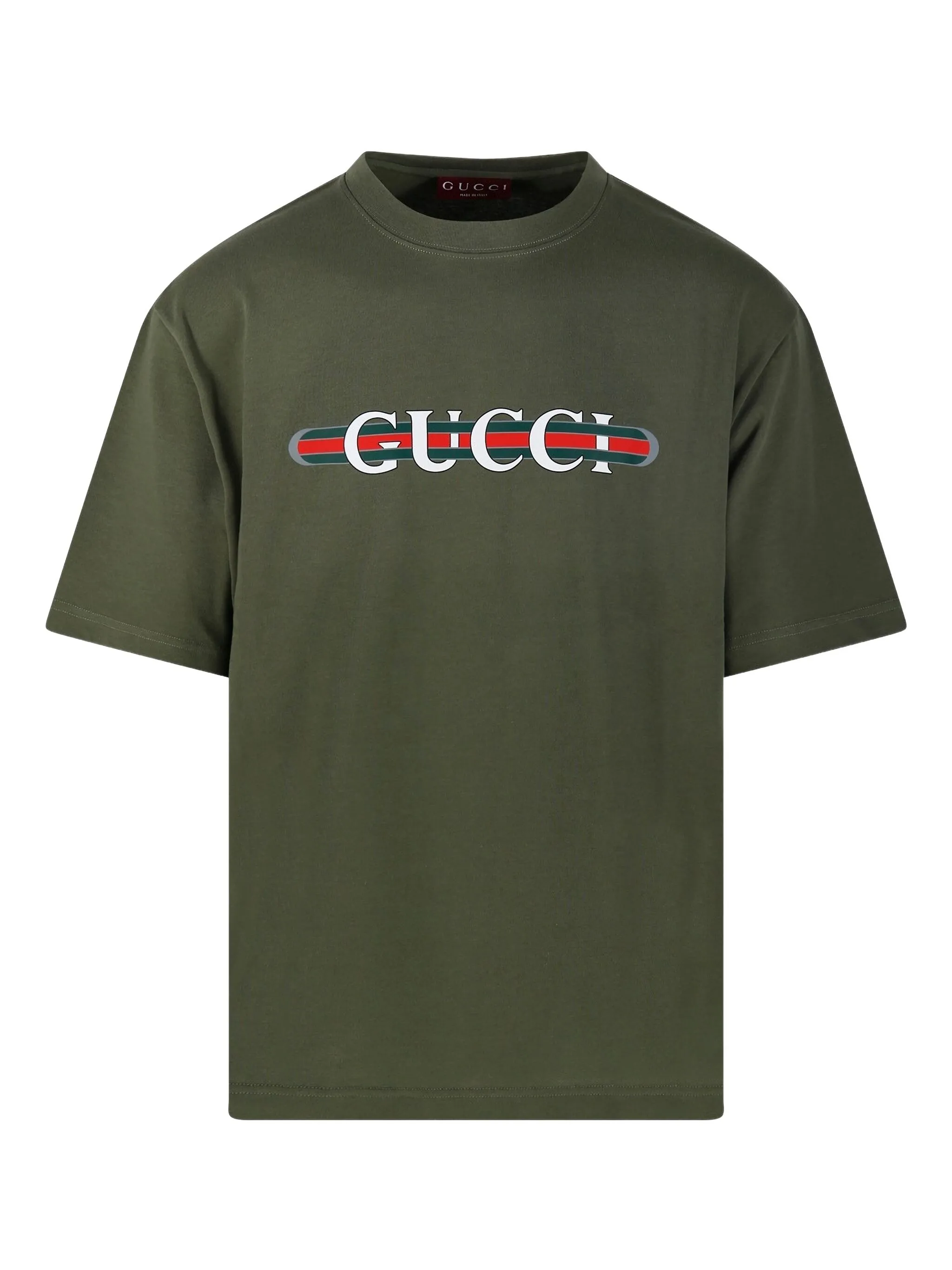 Футболка с логотипом Gucci, зеленый
Футболка с логотипом Gucci, зеленый