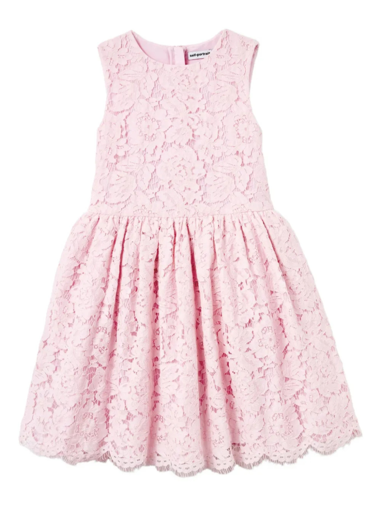 Платье с кружевной вышивкой Self-Portrait Kids, розовый
Платье с кружевной вышивкой Self-Portrait Kids, розовый