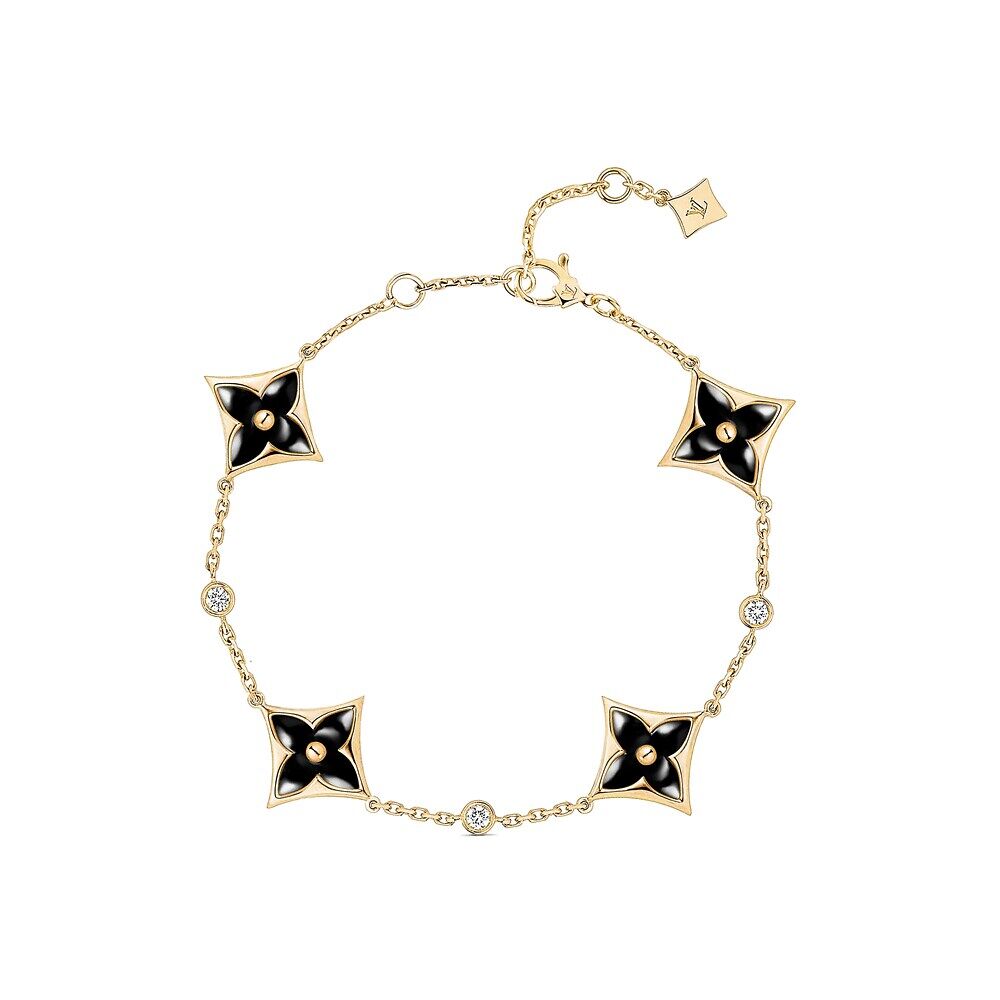 Браслет Color Blossom BB Multi-Motifs, желтое золото, оникс и бриллианты Louis Vuitton, золотой 
Браслет Color Blossom BB Multi-Motifs, желтое золото, оникс и бриллианты Louis Vuitton, золотой