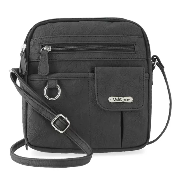 Сумка через плечо с застежкой-молнией Multisac, черный
Сумка через плечо с застежкой-молнией Multisac, черный