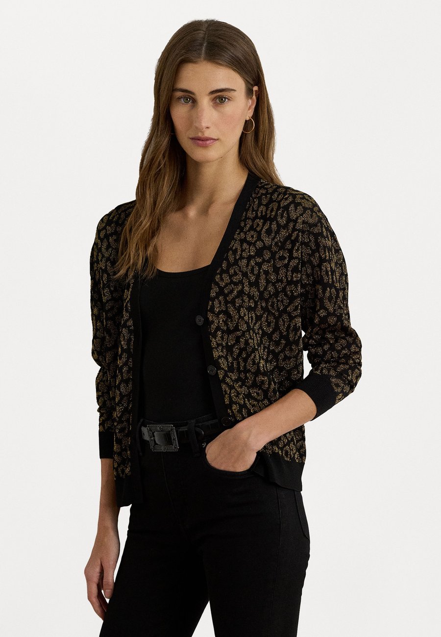 Кардиган Lauren Ralph Lauren METALLIC OCELOT DOUBLE KNIT CARDIGAN, Black/Gold-Coloured/Black
Кардиган Lauren Ralph Lauren METALLIC OCELOT DOUBLE KNIT CARDIGAN, Black/Gold-Coloured/Black