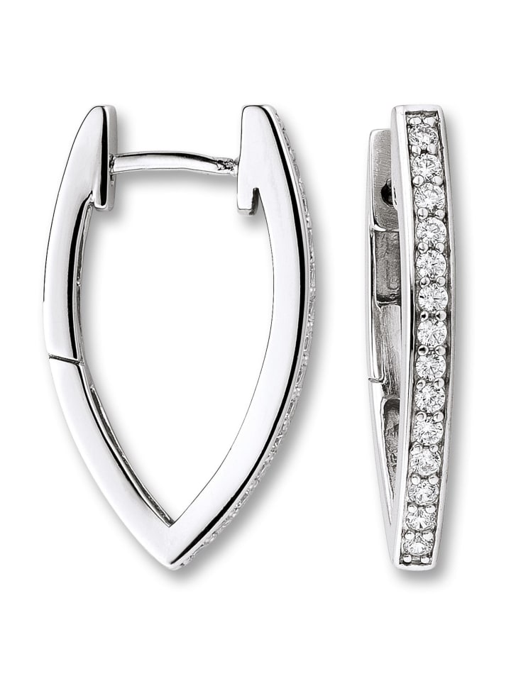 ONE ELEMENT Серьги-кольца с цирконием, изготовленные из серебра 925 пробы
ONE ELEMENT Серьги-кольца с цирконием, изготовленные из серебра 925 пробы