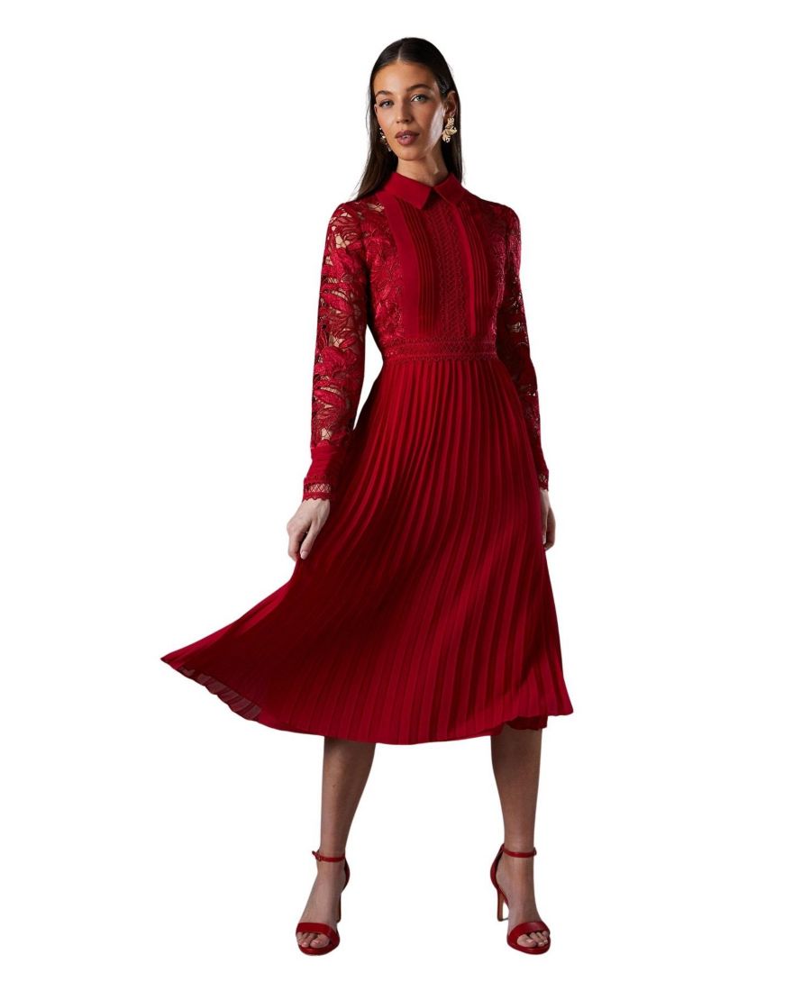 Женское платье-рубашка миди с длинными рукавами Coast, Red
Женское платье-рубашка миди с длинными рукавами Coast, Red