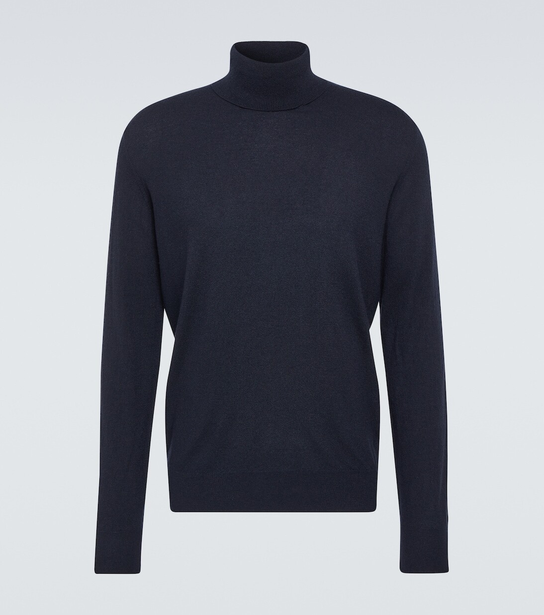 Кашемировый свитер с высоким воротником Loro Piana, синий
Кашемировый свитер с высоким воротником Loro Piana, синий