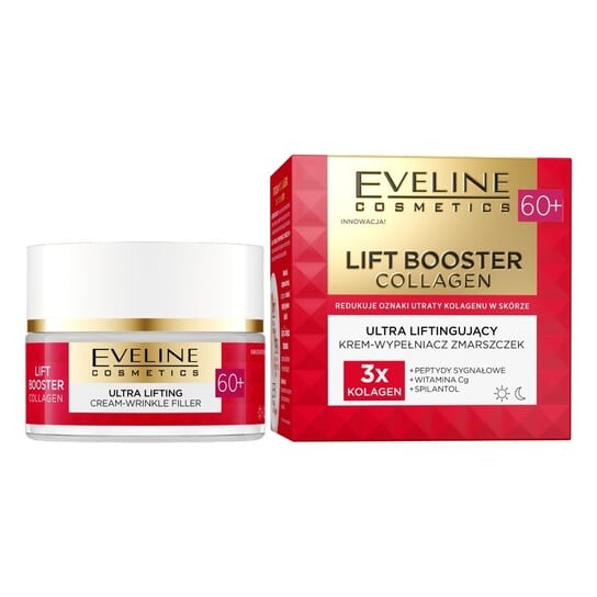 Ультралифтинговый крем-филлер против морщин 60+ 50мл Eveline Cosmetics, Lift Booster Collagen
Ультралифтинговый крем-филлер против морщин 60+ 50мл Eveline Cosmetics, Lift Booster Collagen