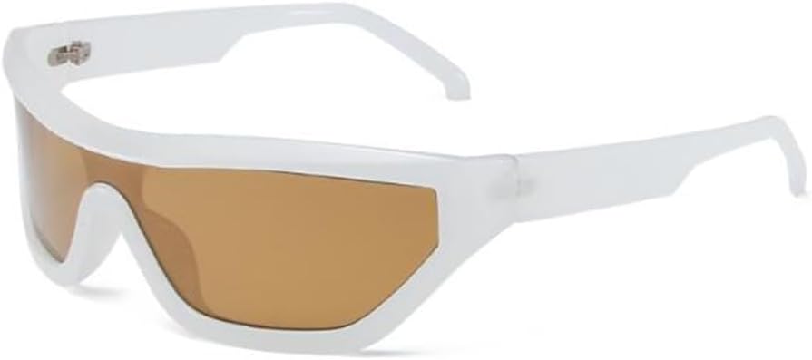 Футуристические солнцезащитные очки в стиле Y2K, стильные овальные спортивные солнцезащитные очки с обтекаемой формой для женщин и мужчин SLCHJXS, Jelly White Frame Tea Flakes
Футуристические солнцезащитные очки в стиле Y2K, стильные овальные спортивные солнцезащитные очки с обтекаемой формой для женщин и мужчин SLCHJXS, Jelly White Frame Tea Flakes