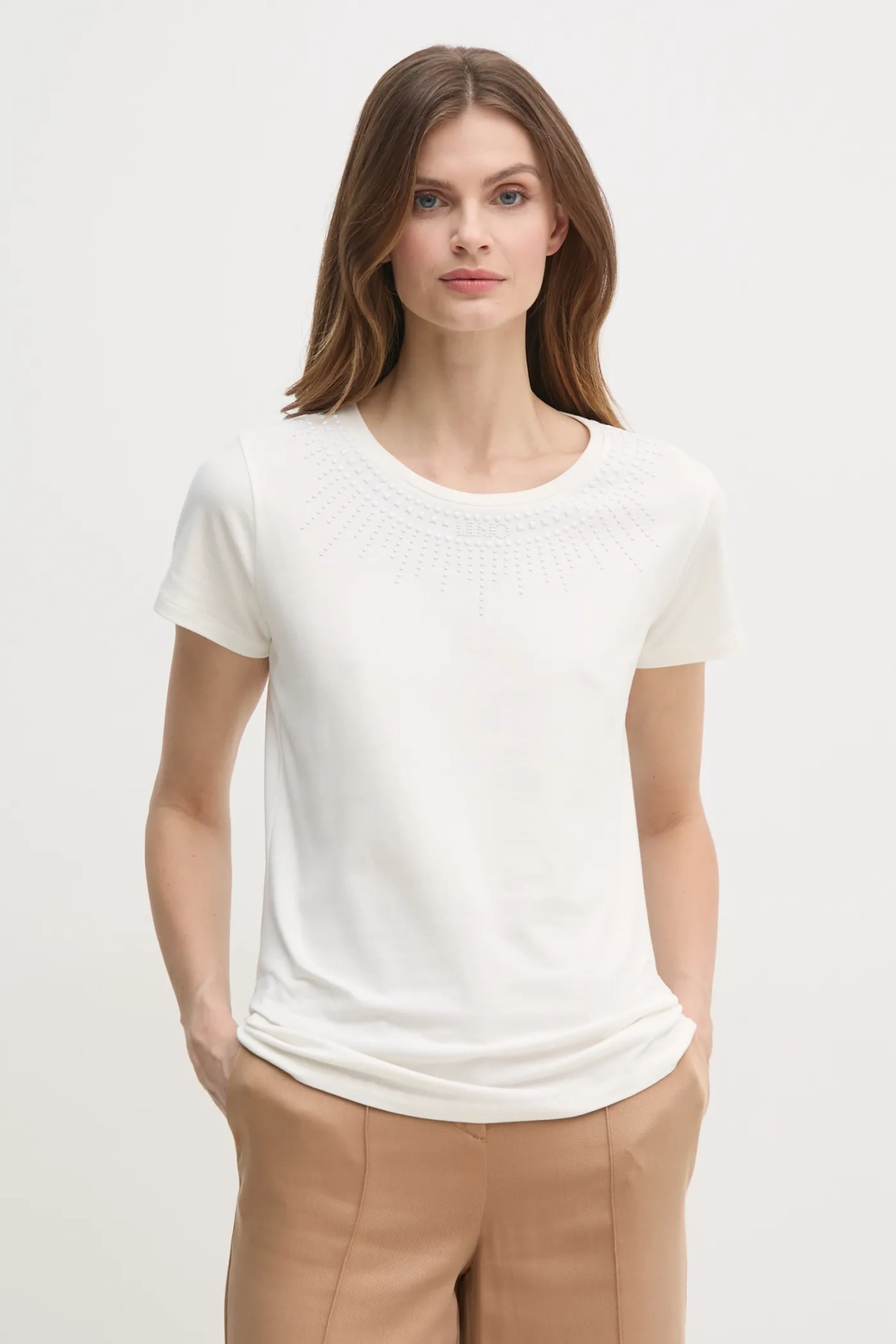 Футболка Liu Jo, бежевый
Футболка Liu Jo, бежевый