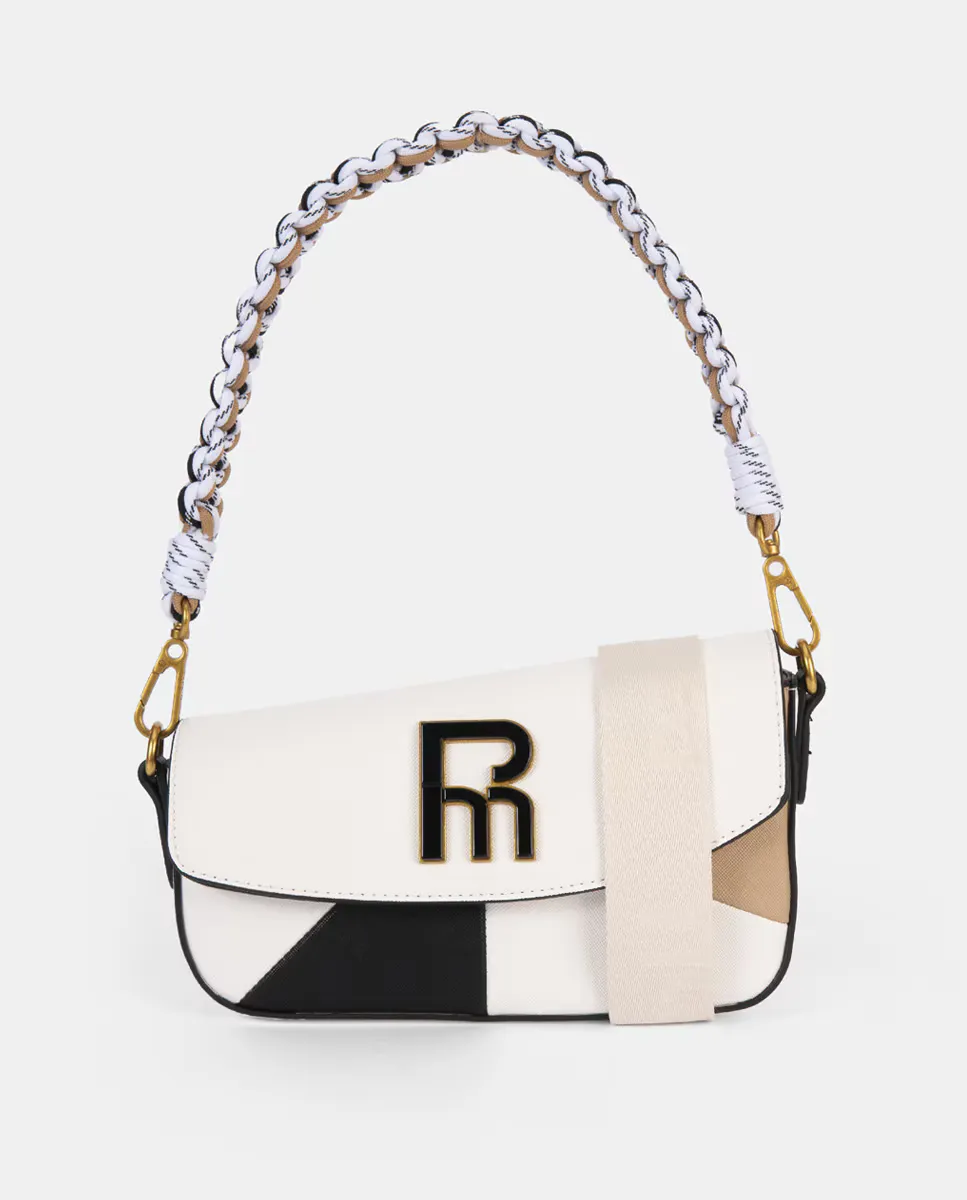 Среднего размера триколорная сумка-бандо с клапаном и застежкой-молнией Pepe Moll, черный
Среднего размера триколорная сумка-бандо с клапаном и застежкой-молнией Pepe Moll, черный