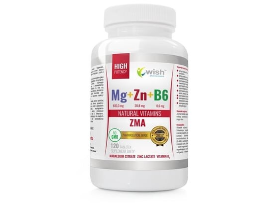 Wish, Mg+Zn+Vit B6, 120 таблеток
Wish, Mg+Zn+Vit B6, 120 таблеток