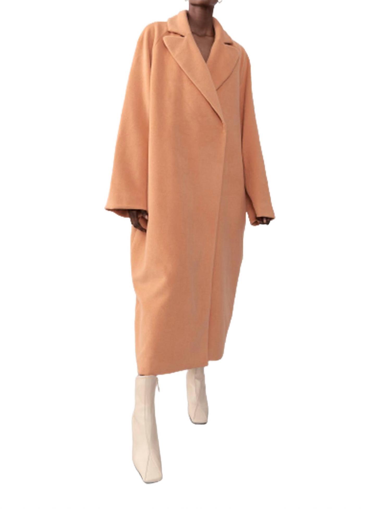 Пальто Etta в цвете дыня HARRIS TAPPER, Melon
Пальто Etta в цвете дыня HARRIS TAPPER, Melon