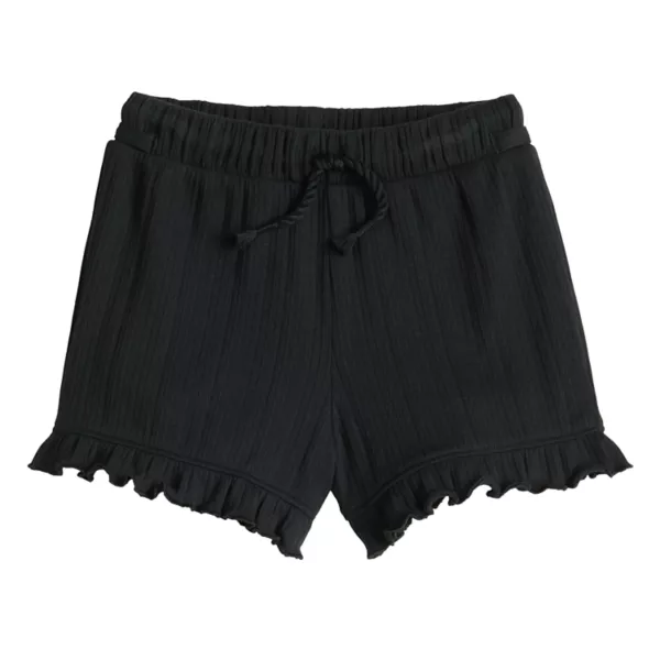 Девочки 4-12 лет адаптивные шорты с рюшами на резинке Jumping Beans, черный
Девочки 4-12 лет адаптивные шорты с рюшами на резинке Jumping Beans, черный