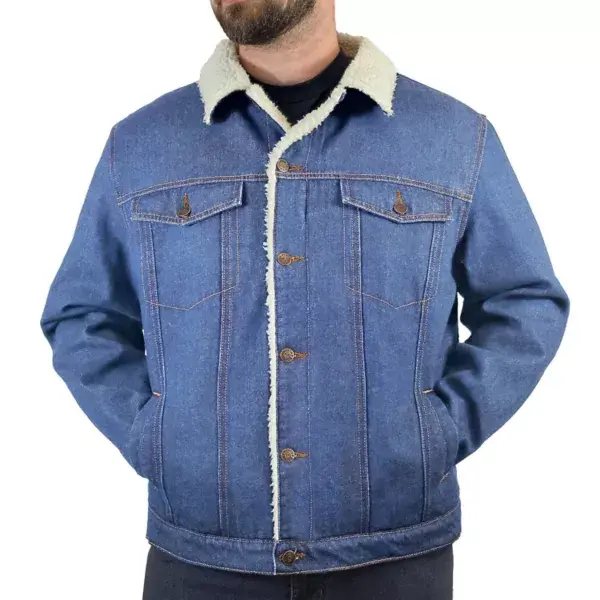 Мужская джинсовая куртка на подкладке из шерпы Victory Outfitters, синий
Мужская джинсовая куртка на подкладке из шерпы Victory Outfitters, синий