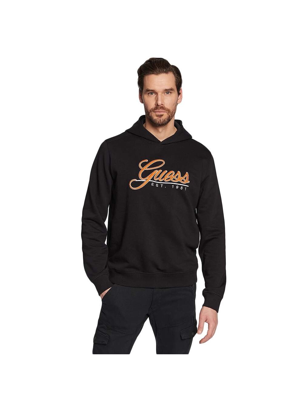 Хороший свитшот Guess, черный
Хороший свитшот Guess, черный