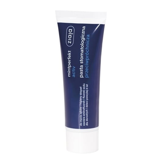 Зубная паста против кариеса, 75 мл Ziaja, Mintperfekt Activ
Зубная паста против кариеса, 75 мл Ziaja, Mintperfekt Activ