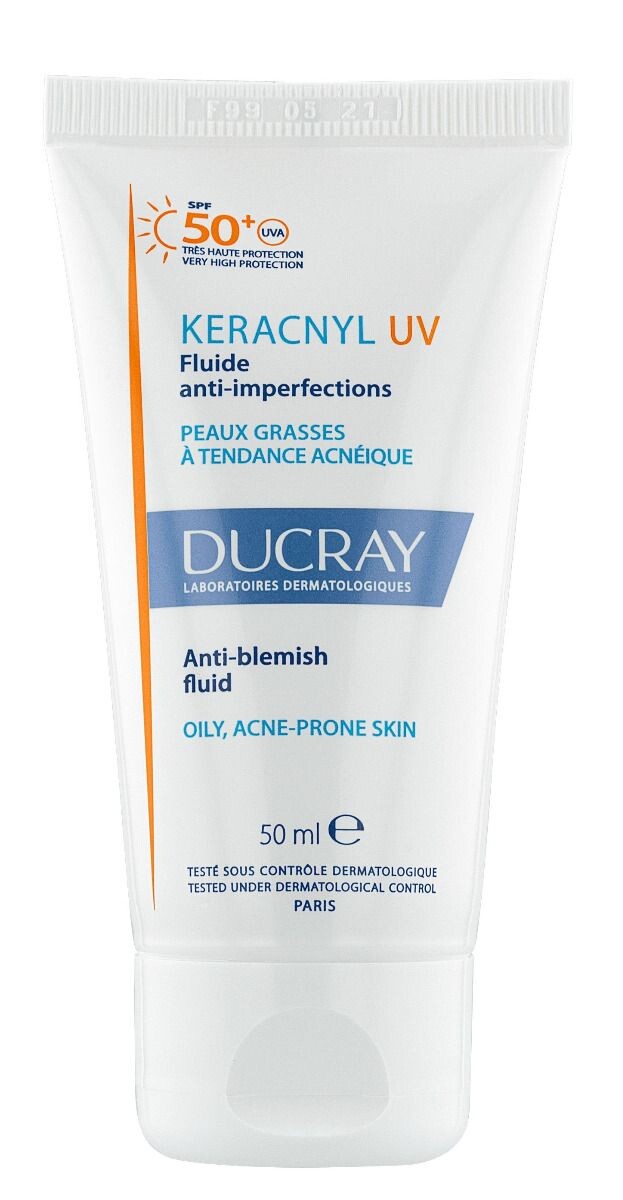 Ducray Keracnyl UV SPF50+ защитная жидкость, 50 ml
Ducray Keracnyl UV SPF50+ защитная жидкость, 50 ml