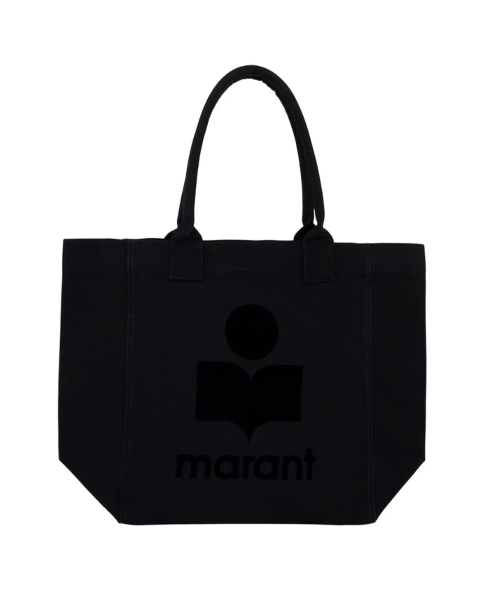 Черная хлопковая сумка-шоппер Isabel Marant, черный
Черная хлопковая сумка-шоппер Isabel Marant, черный