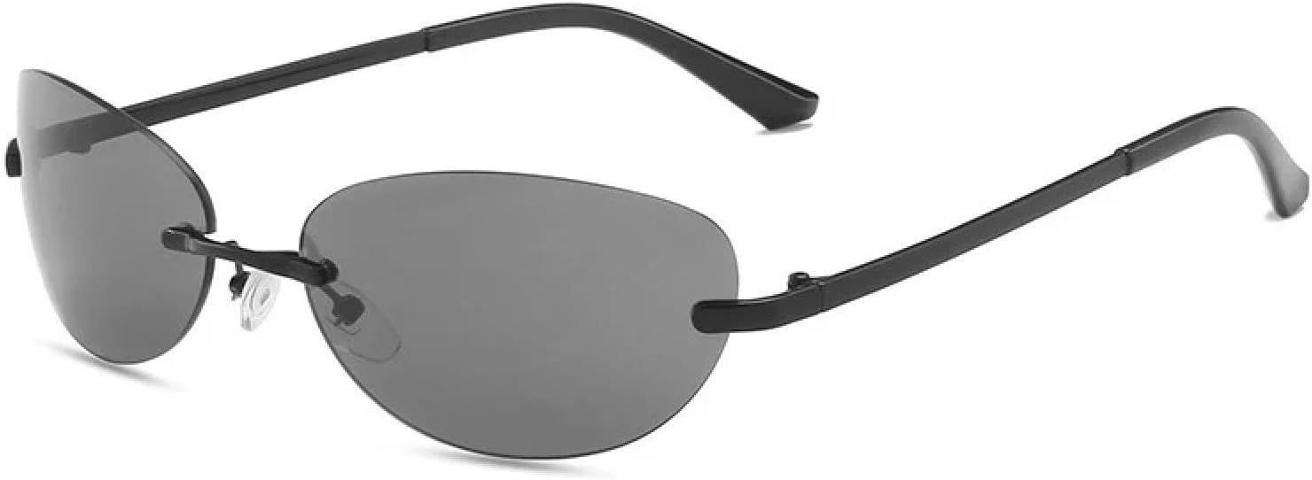 Винтажные металлические солнцезащитные очки «кошачий глаз» без оправы, популярные для женщин и мужчин, в стиле панк, роскошные, с защитой от ультрафиолета UV400 TKKTLLT, Black-black
Винтажные металлические солнцезащитные очки «кошачий глаз» без оправы, популярные для женщин и мужчин, в стиле панк, роскошные, с защитой от ультрафиолета UV400 TKKTLLT, Black-black