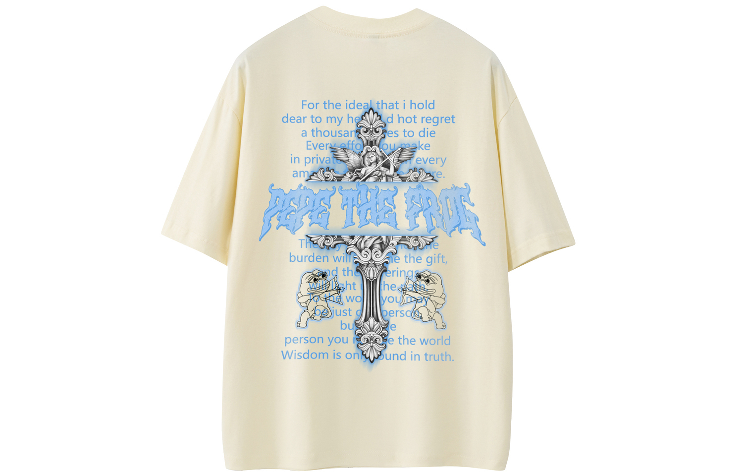 Футболка Unisex Pepe The Frog, Кремово-абрикосовая
Футболка Unisex Pepe The Frog, Кремово-абрикосовая