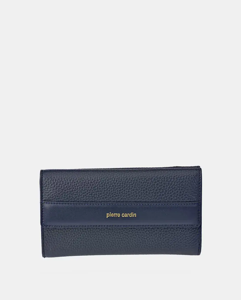 Большой кошелек-кошелек с кожаным клапаном Pierre Cardin, синий
Большой кошелек-кошелек с кожаным клапаном Pierre Cardin, синий