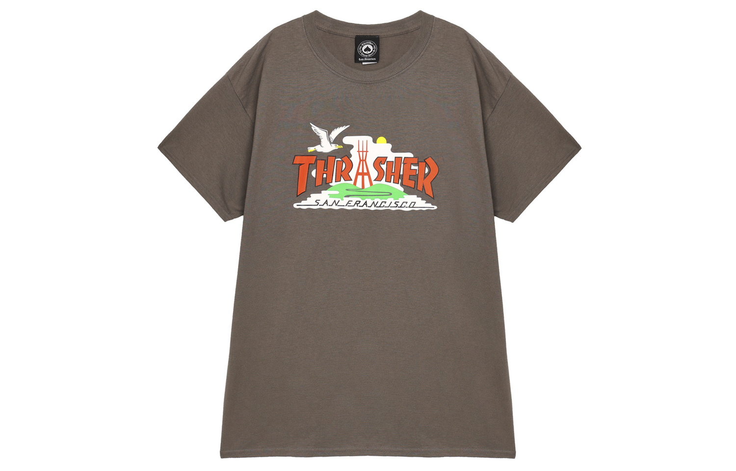 Футболка унисекс серая Thrasher, серый
Футболка унисекс серая Thrasher, серый