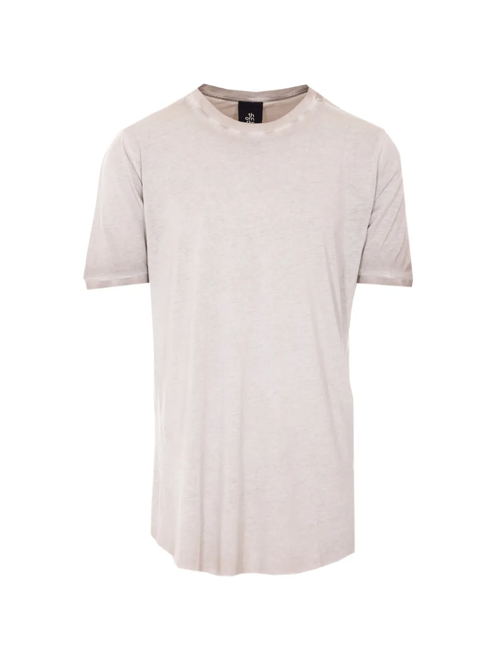 Футболка с круглым вырезом, окрашенная вручную Thom Krom, бежевый
Футболка с круглым вырезом, окрашенная вручную Thom Krom, бежевый