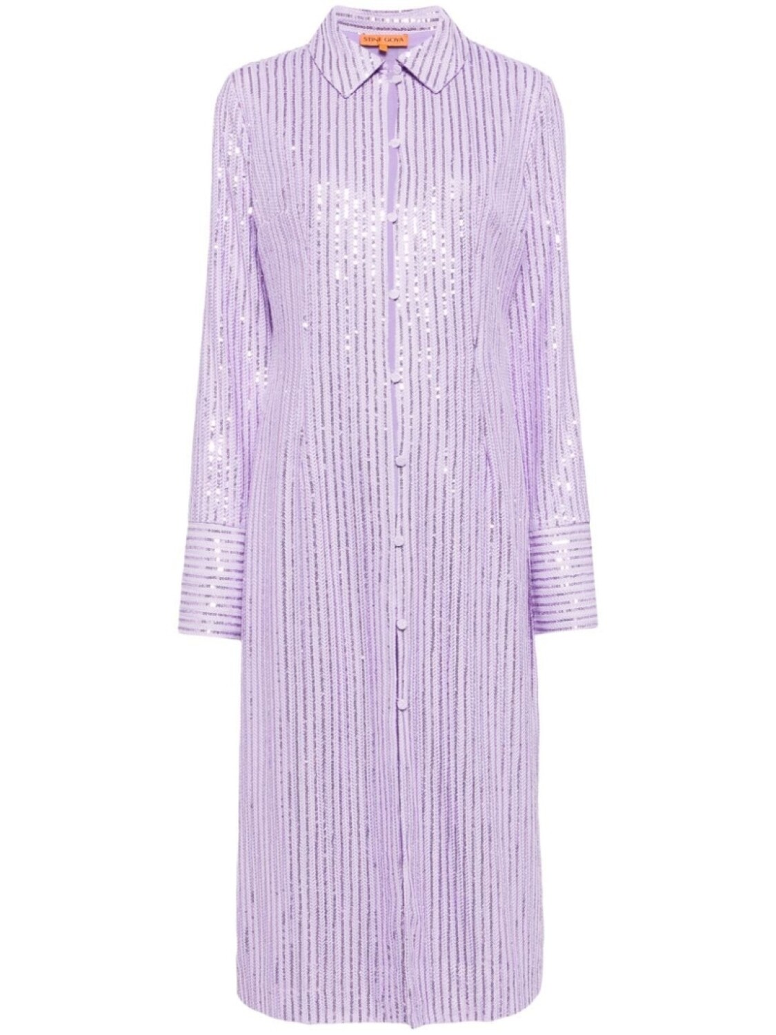 Платье-рубашка Sonja с пайетками Stine Goya, фиолетовое
Платье-рубашка Sonja с пайетками Stine Goya, фиолетовое