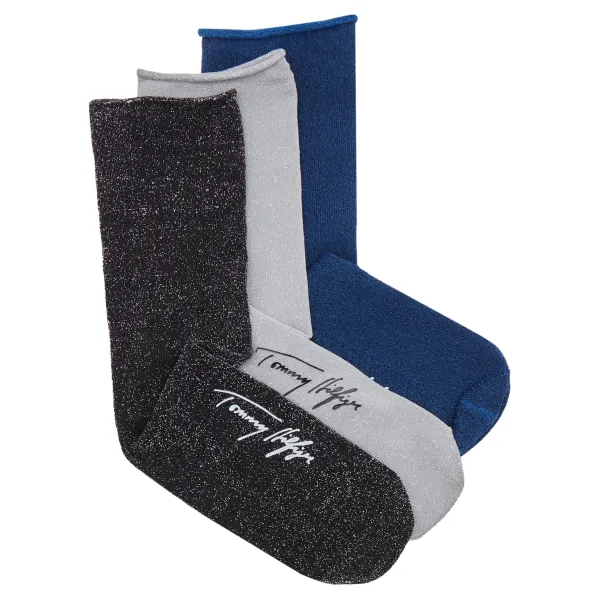 Три пары подарочных носков с блестками Tommy Hilfiger, черный
Три пары подарочных носков с блестками Tommy Hilfiger, черный