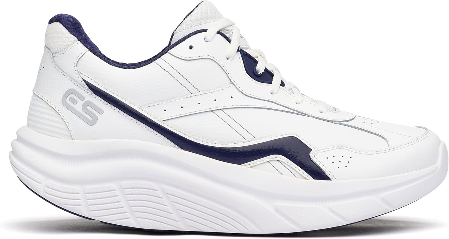 Exersteps | Men's Whirlwind 2 | Full Rocker Bottom, Max Cushion Walking Shoe, белый/синий
Exersteps | Men's Whirlwind 2 | Full Rocker Bottom, Max Cushion Walking Shoe, белый/синий