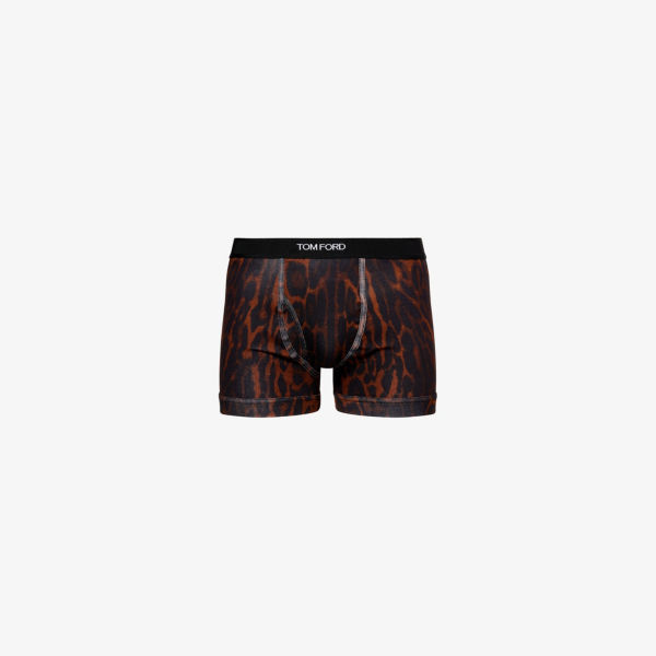 Боксеры Tom Ford из хлопкового джерси с принтом и фирменной резинкой, мультиколор
Боксеры Tom Ford из хлопкового джерси с принтом и фирменной резинкой, мультиколор