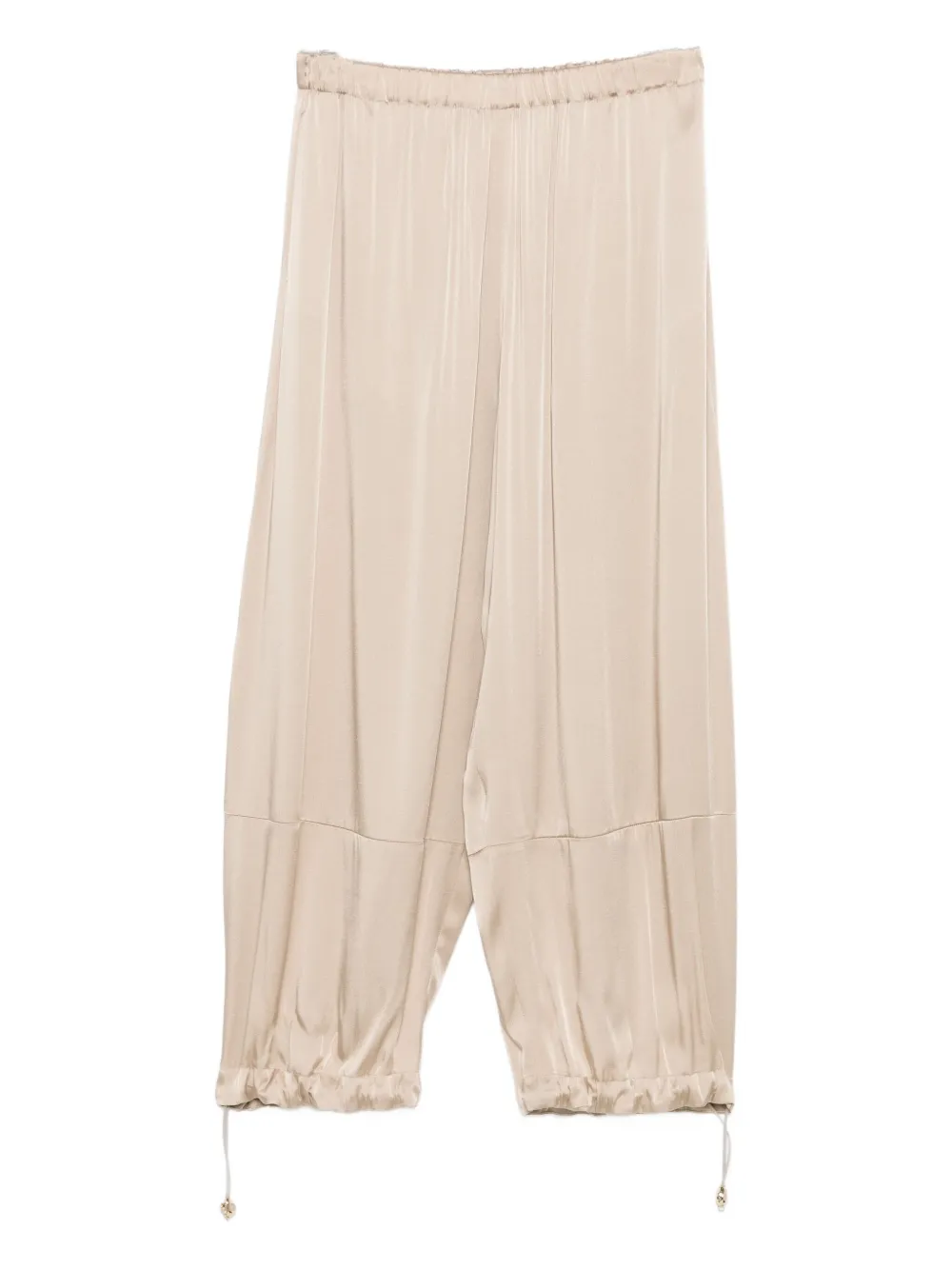 Брюки с эластичным поясом и шнурком Fabiana Filippi, нейтральный
Брюки с эластичным поясом и шнурком Fabiana Filippi, нейтральный