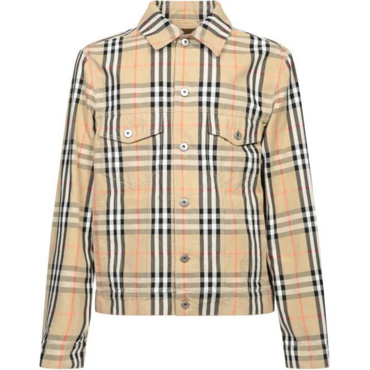 Рубашка Checked Long Sleeved Jacket Burberry, бежевый
Рубашка Checked Long Sleeved Jacket Burberry, бежевый