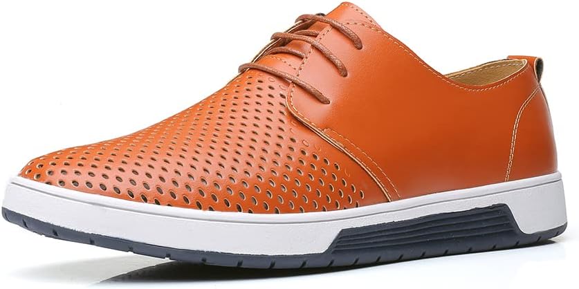 Мужские летние туфли LLTMALL Oxford с вырезами, дышащие с шнуровкой, плоские кроссовки, коричневый
Мужские летние туфли LLTMALL Oxford с вырезами, дышащие с шнуровкой, плоские кроссовки, коричневый